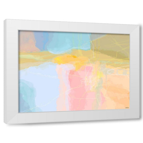 Light II White Modern Wood Framed Art Print by Tienhaara, Michael