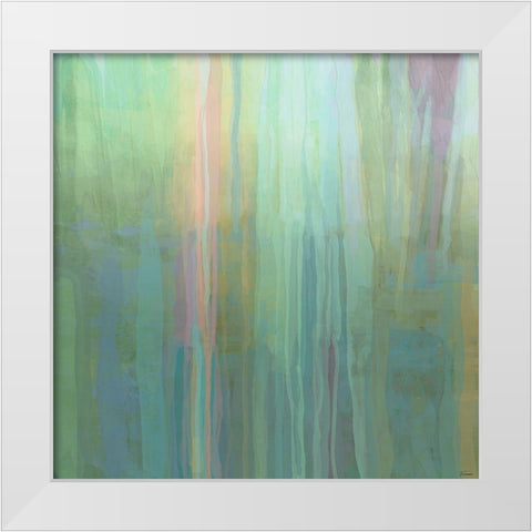 Passive I White Modern Wood Framed Art Print by Tienhaara, Michael