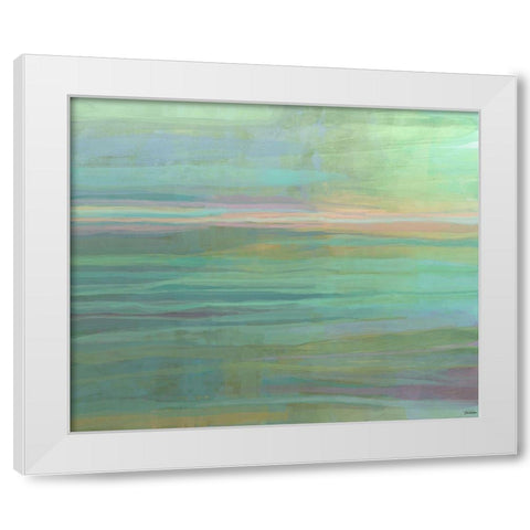 Passive II White Modern Wood Framed Art Print by Tienhaara, Michael