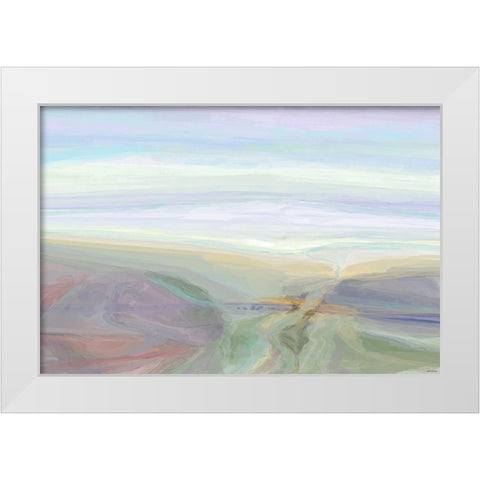 Transformative I White Modern Wood Framed Art Print by Tienhaara, Michael