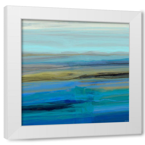 Endless I White Modern Wood Framed Art Print by Tienhaara, Michael