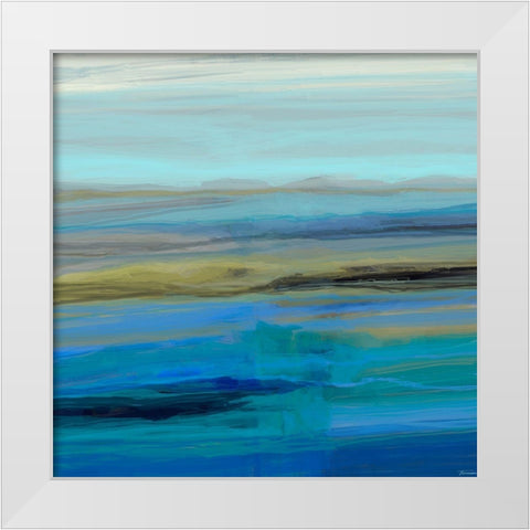 Endless I White Modern Wood Framed Art Print by Tienhaara, Michael