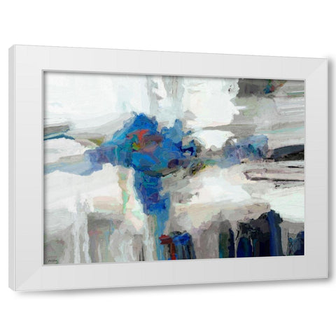 Vigor I White Modern Wood Framed Art Print by Tienhaara, Michael