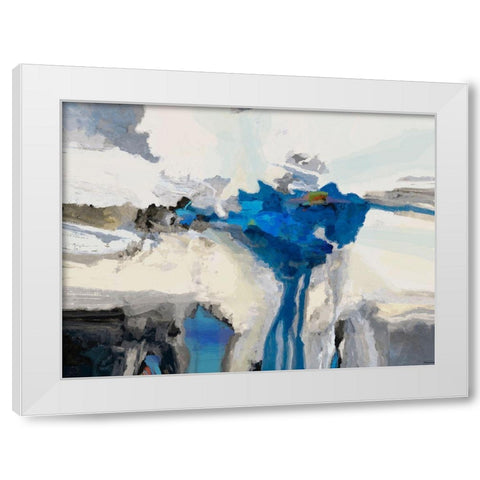 Vigor II White Modern Wood Framed Art Print by Tienhaara, Michael