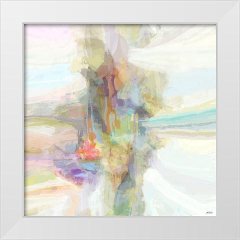 Series II White Modern Wood Framed Art Print by Tienhaara, Michael