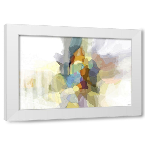 Evolve II White Modern Wood Framed Art Print by Tienhaara, Michael