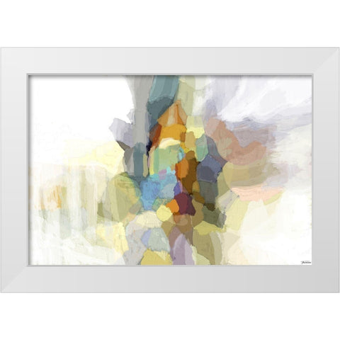 Evolve II White Modern Wood Framed Art Print by Tienhaara, Michael