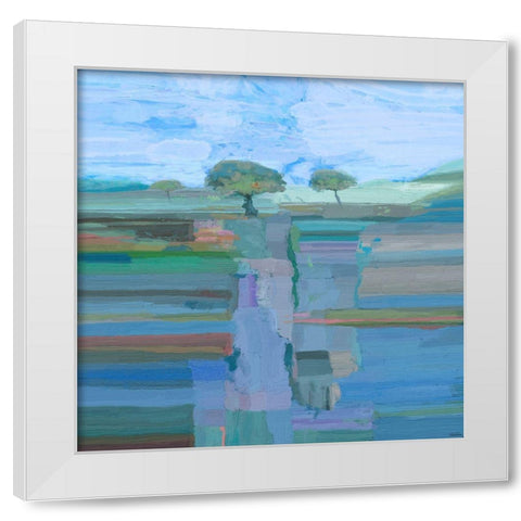 Grand Escape II White Modern Wood Framed Art Print by Tienhaara, Michael