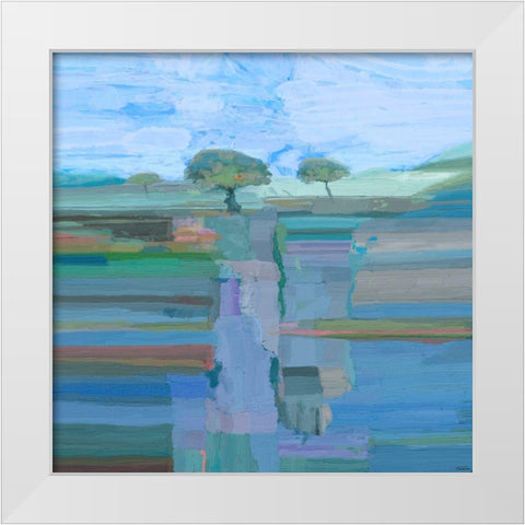 Grand Escape II White Modern Wood Framed Art Print by Tienhaara, Michael