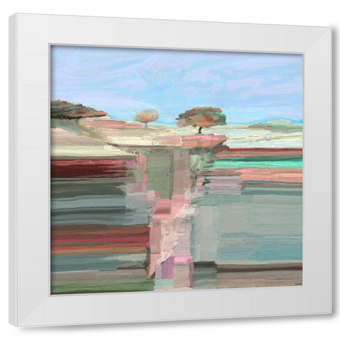Grand Vision I White Modern Wood Framed Art Print by Tienhaara, Michael