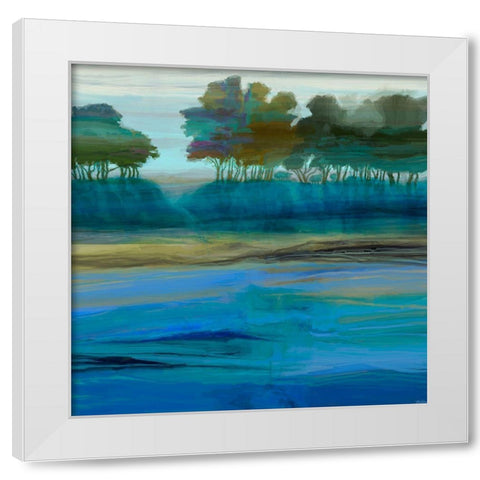 Ridgecrest I White Modern Wood Framed Art Print by Tienhaara, Michael