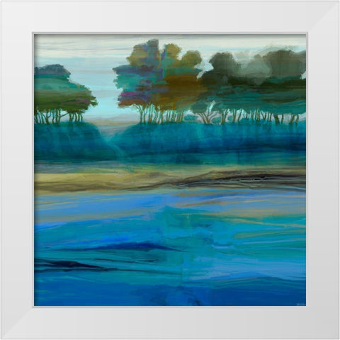 Ridgecrest I White Modern Wood Framed Art Print by Tienhaara, Michael