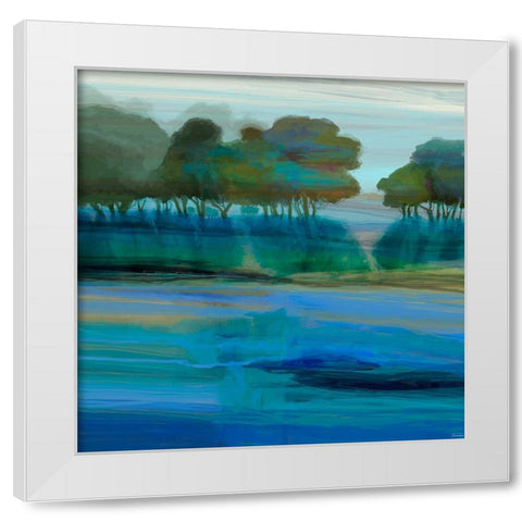 Ridgecrest II White Modern Wood Framed Art Print by Tienhaara, Michael