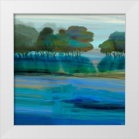 Ridgecrest II White Modern Wood Framed Art Print by Tienhaara, Michael