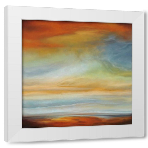 Earth and Sky II White Modern Wood Framed Art Print by Russel, Matt