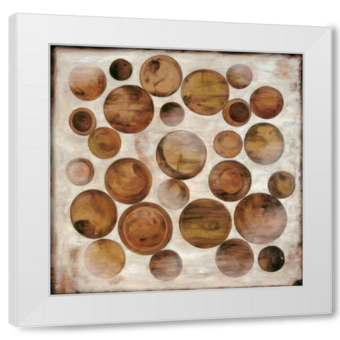 Association I White Modern Wood Framed Art Print by Alexander, Natalie