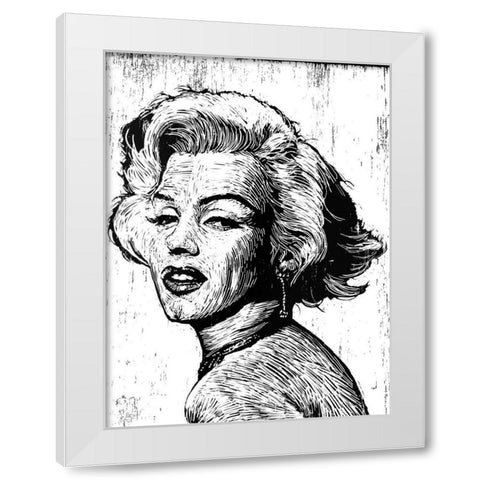 Marilyn White Modern Wood Framed Art Print by Shigley, Neil