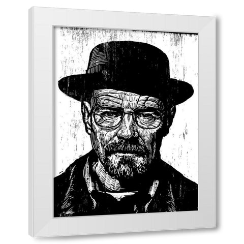 Heisenberg White Modern Wood Framed Art Print by Shigley, Neil