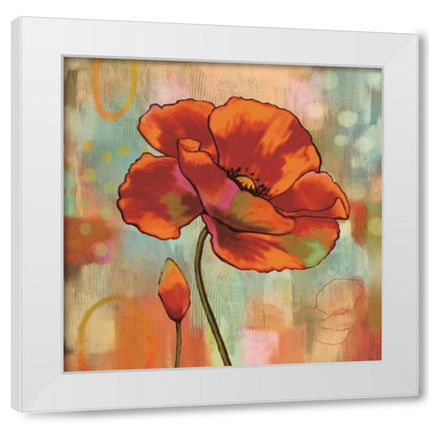 Fanciful II White Modern Wood Framed Art Print by Sutton, Nicole