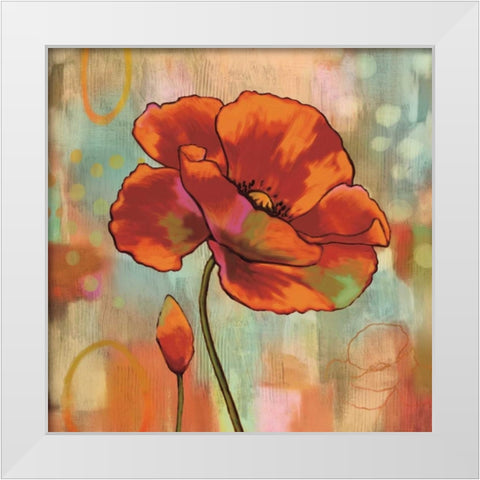 Fanciful II White Modern Wood Framed Art Print by Sutton, Nicole