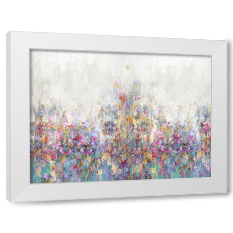 Morning Bloom White Modern Wood Framed Art Print by Robbins, Nikki