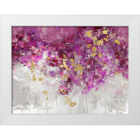 Charmed Magenta White Modern Wood Framed Art Print by Robbins, Nikki