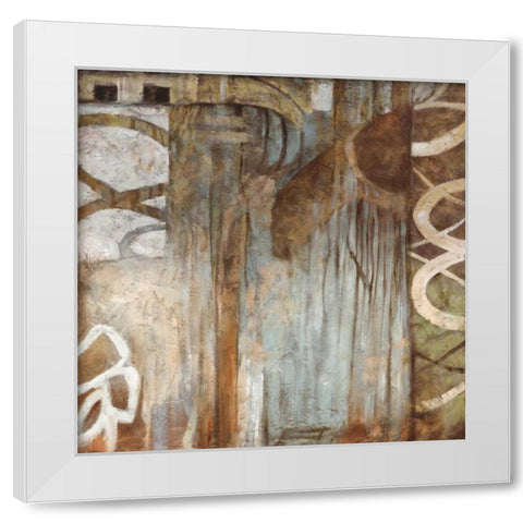 Crossroads I White Modern Wood Framed Art Print by Stevens, Nick