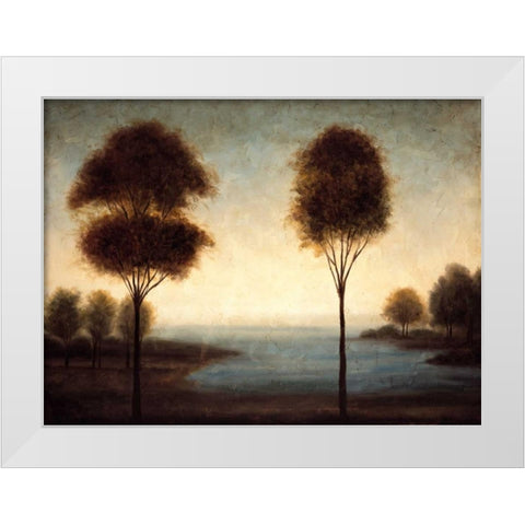 Water Dreams II White Modern Wood Framed Art Print by Thomas, Neil