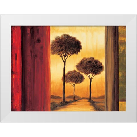 Entrancing II White Modern Wood Framed Art Print by Thomas, Neil