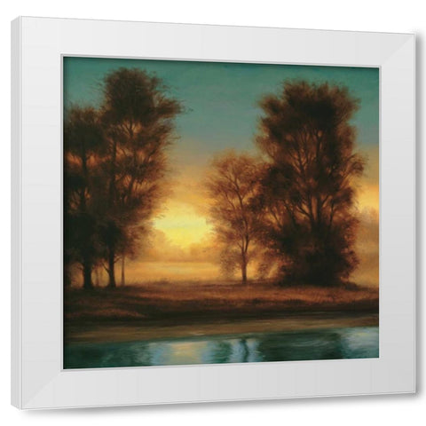 Twilight I White Modern Wood Framed Art Print by Thomas, Neil