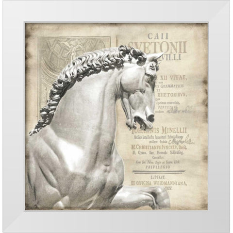 Renaissance IV White Modern Wood Framed Art Print by Jeffries, Oliver