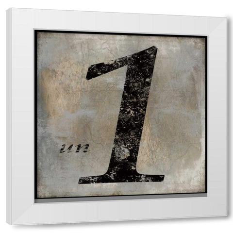 un White Modern Wood Framed Art Print by Jeffries, Oliver