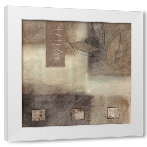Incidentally I White Modern Wood Framed Art Print by Perry, Olivia