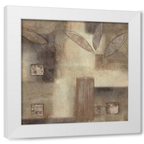 Incidentally II White Modern Wood Framed Art Print by Perry, Olivia