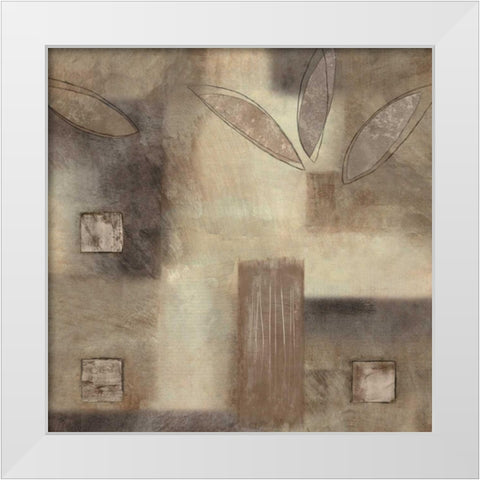 Incidentally II White Modern Wood Framed Art Print by Perry, Olivia