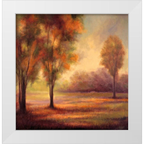 Ethereal II White Modern Wood Framed Art Print by Shaw, Olivia