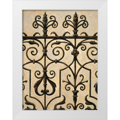 Gatekeeper II White Modern Wood Framed Art Print by Segovia, Pablo