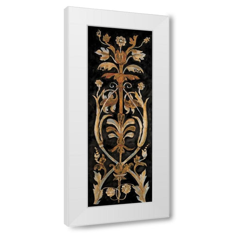 Classic Scroll I White Modern Wood Framed Art Print by Segovia, Pablo