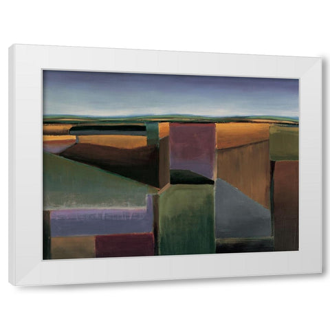 Tera I White Modern Wood Framed Art Print by Carelli, Patricia