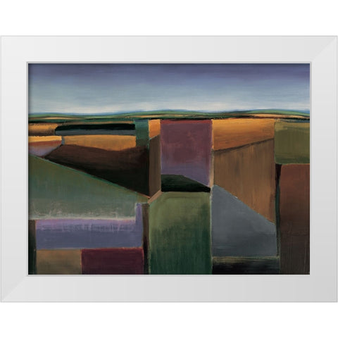 Tera I White Modern Wood Framed Art Print by Carelli, Patricia