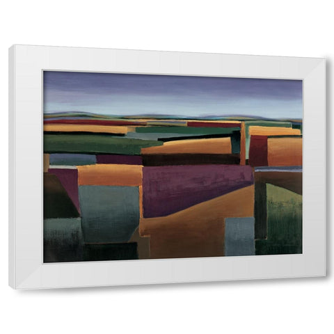 Tera II White Modern Wood Framed Art Print by Carelli, Patricia