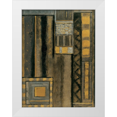 Hard Drive I White Modern Wood Framed Art Print by Carelli, Patricia