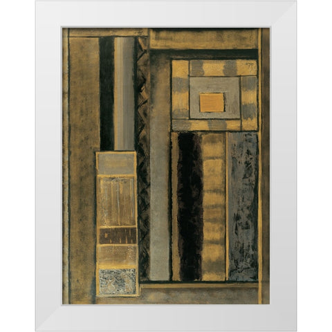 Hard Drive II White Modern Wood Framed Art Print by Carelli, Patricia