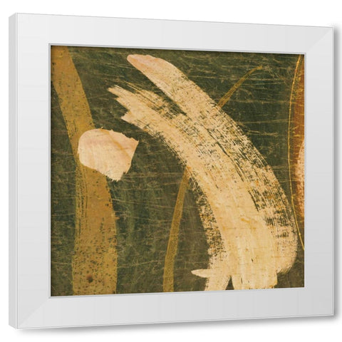 In Motion I White Modern Wood Framed Art Print by Langham, Patrick