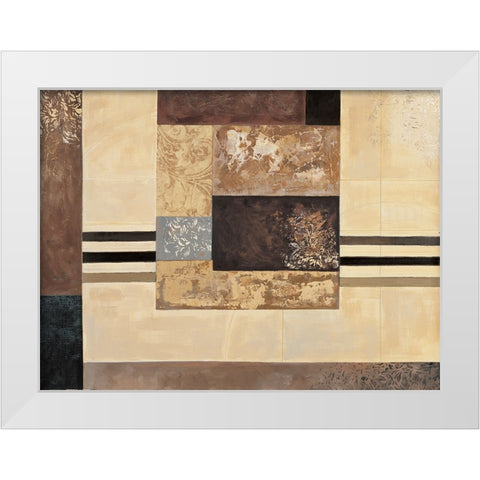 Advantage II White Modern Wood Framed Art Print by Sanderson, Paul