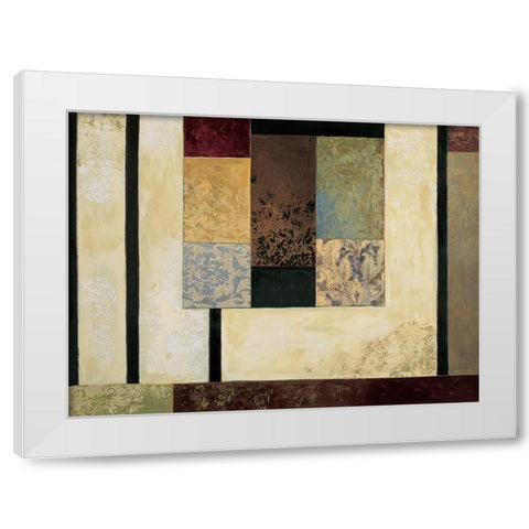 Perspective II White Modern Wood Framed Art Print by Sanderson, Paul