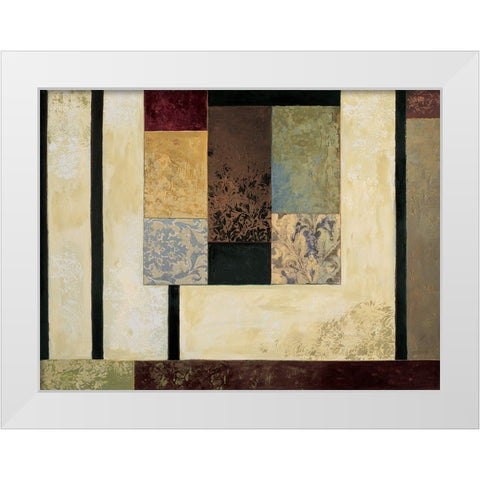 Perspective II White Modern Wood Framed Art Print by Sanderson, Paul
