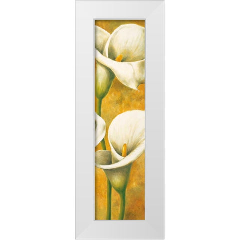 Concert de callas III White Modern Wood Framed Art Print by Viollet, Pierre