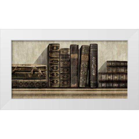 The Collection I White Modern Wood Framed Art Print by Brennan, Russell