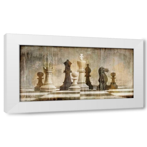 Chess White Modern Wood Framed Art Print by Brennan, Russell